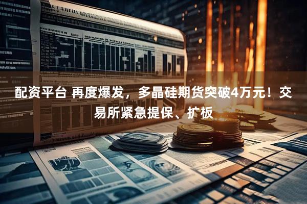 配资平台 再度爆发，多晶硅期货突破4万元！交易所紧急提保、扩板